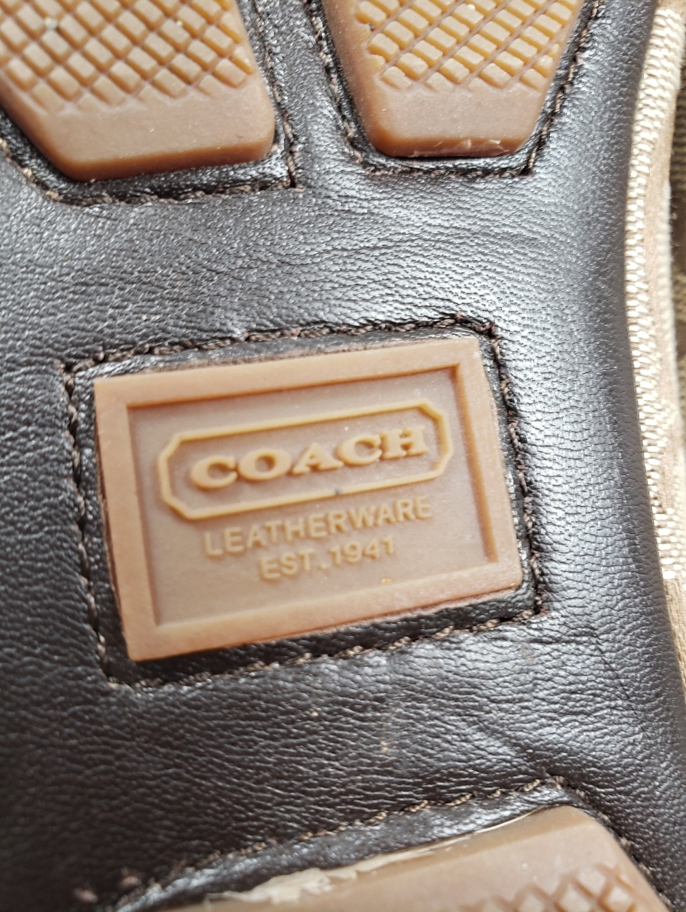 COACH Signature Canvas w/ Horsebit Buckles - Driving Loafers Classic Iconic 8 - Picture 14 of 14